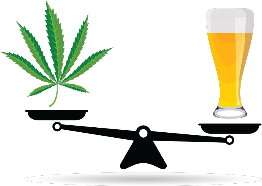 cannabis vs alcohol