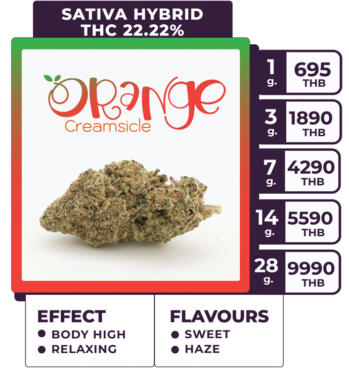 Orange Creamsicle Strain Juicy Buds